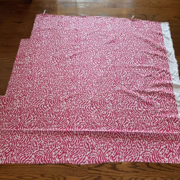 Thibaut St. Croix Pink F913156 Summer House Collection Fabric Remnant - Picture 4 of 11